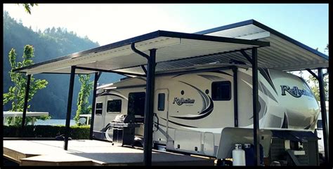 metal awnings on trailer houses|replacement awning for camper trailers.